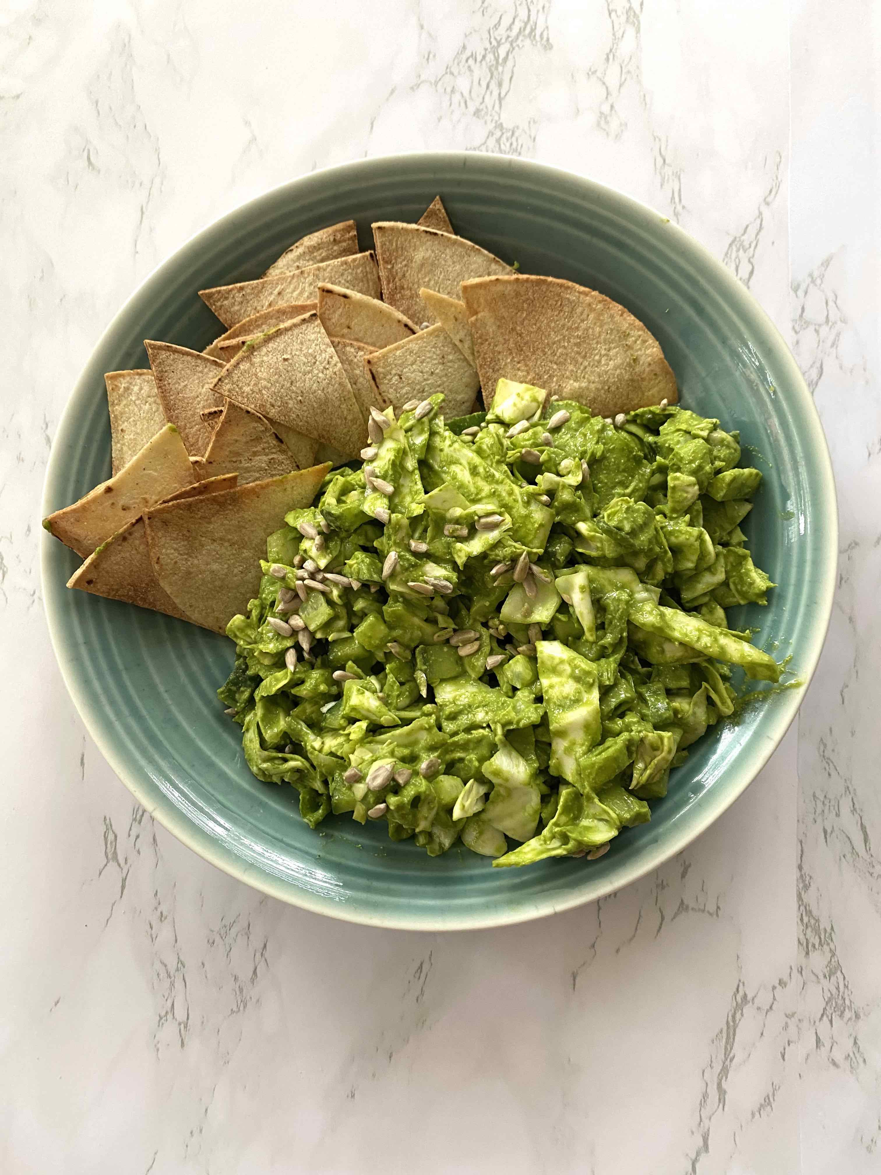 vegan gluten free tiktok green goddess salad