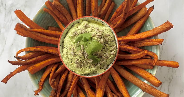 healthy baked carrot fries vegan gluten free