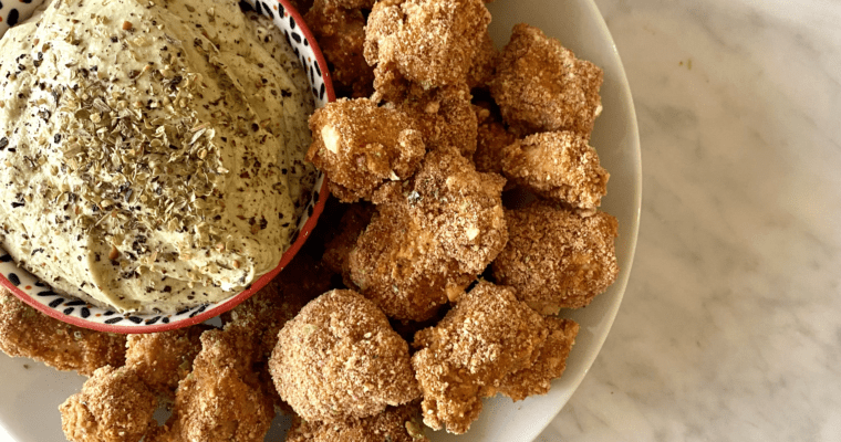 vegan and gluten free crispy tofu nuggets