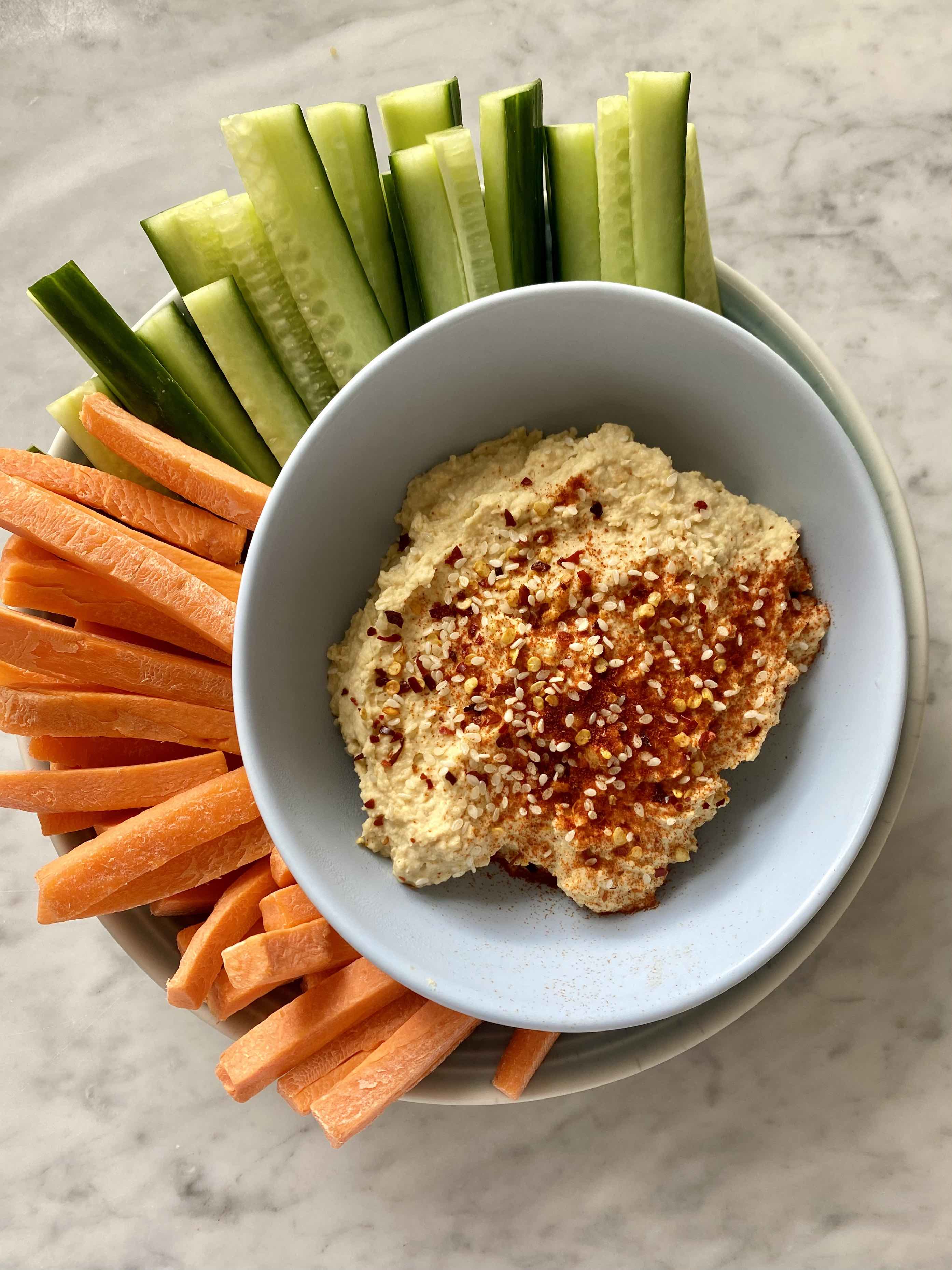 easy peasy lemon squeezy hummus vegan gluten free