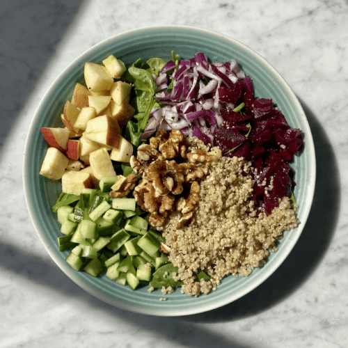 healthy simple vegan gluten free summer salad