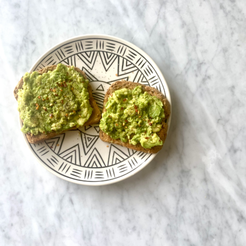 easy simple avocado toast vegan gluten free