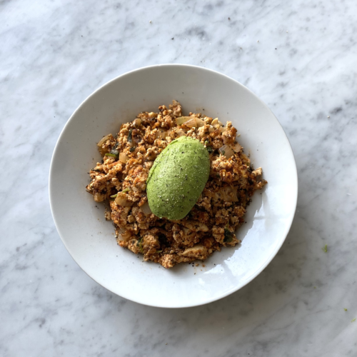 sriracha tofu bowl vegan gluten free