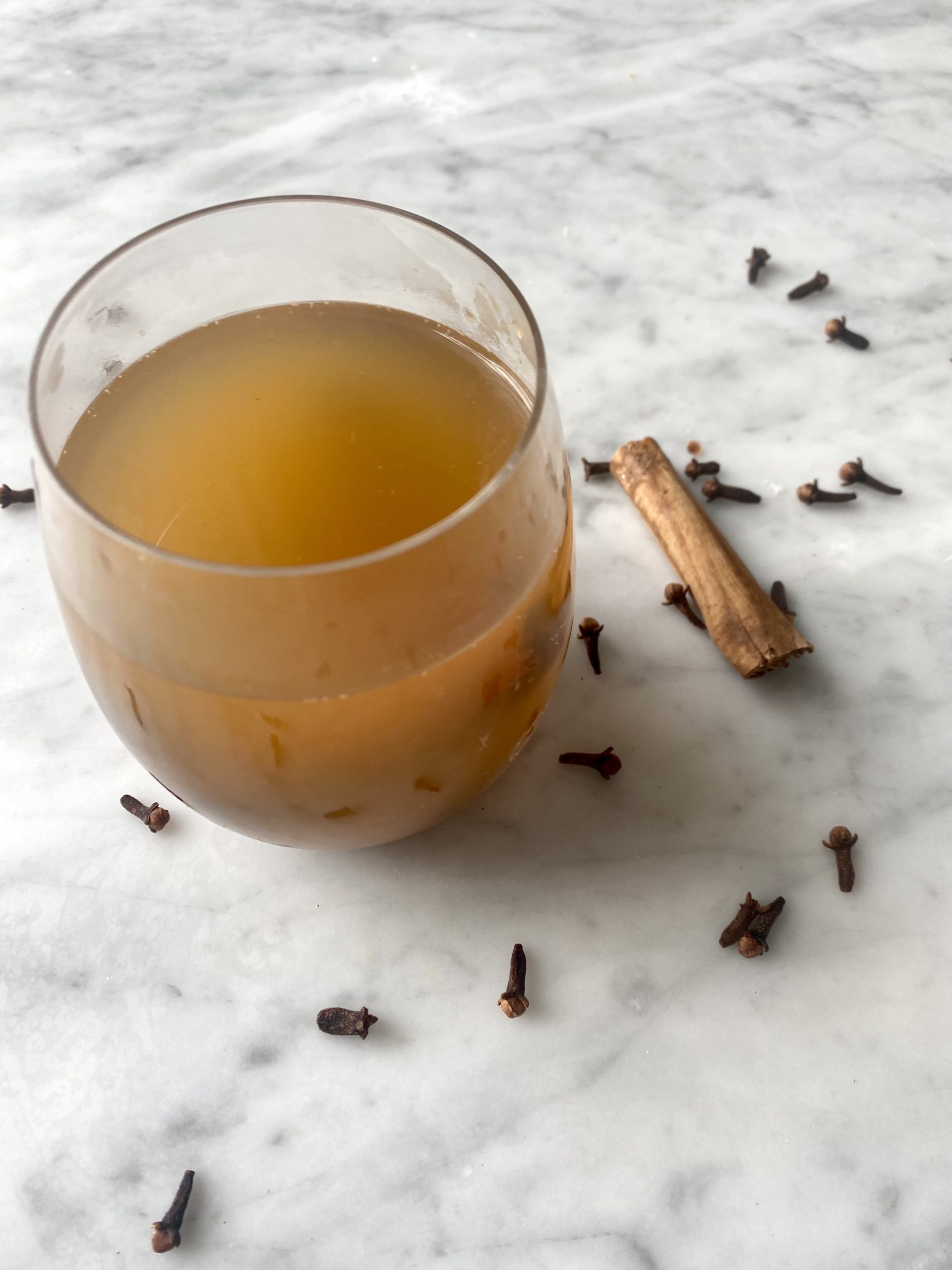 detox hot apple cider