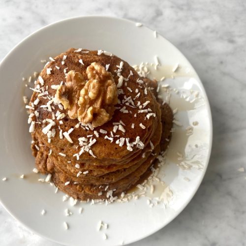 vegan gluten free gingerbread pancakes